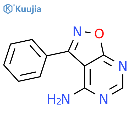 Isoxazolo[5,4-d]pyrimidin-4-amine,3-phenyl- structure