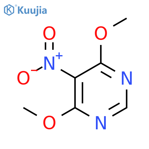 4,6-Dimethoxy-5-nitropyrimidine structure