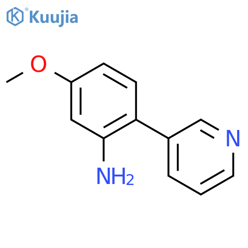 5-Methoxy-2-(pyridin-3-yl)aniline structure