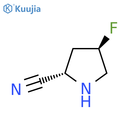 (2S,4R)-4-Fluoropyrrolidine-2-carbonitrile structure