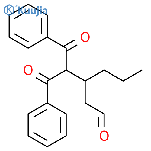Benzenepentanal, γ-benzoyl-δ-oxo-β-propyl-, (βR)- structure