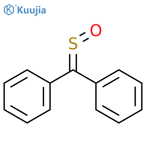 Methanethione, diphenyl-, S-oxide structure