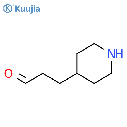 3-(4-piperidyl)propanal structure