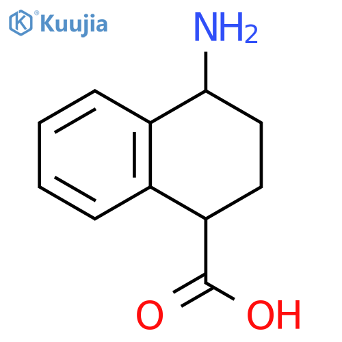 4-amino-1,2,3,4-tetrahydronaphthalene-1-carboxylic acid structure