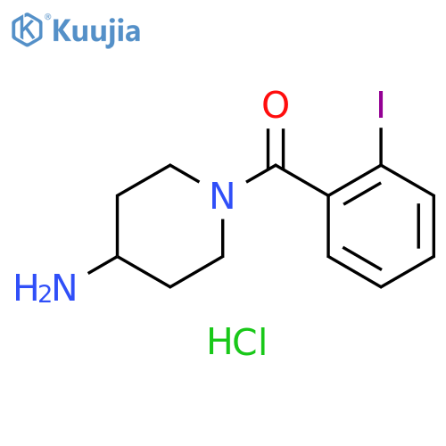 1-(2-Iodobenzoyl)piperidin-4-amine structure