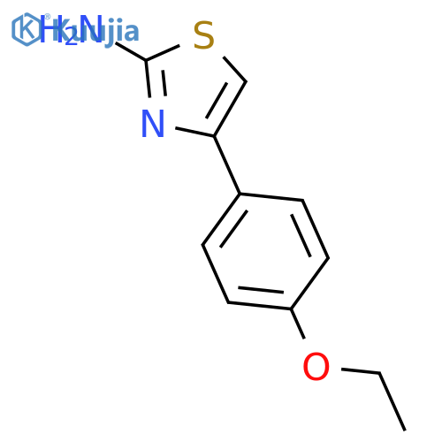 4-(4-ethoxyphenyl)-1,3-thiazol-2-amine structure