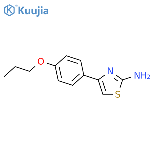 4-(4-propoxyphenyl)-1,3-thiazol-2-amine structure