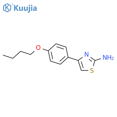 4-(4-Butoxyphenyl)-1,3-thiazol-2-amine structure