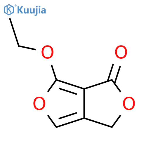 6-ethoxy-1H,3H-Furo[3,4-c]furan-1-one structure