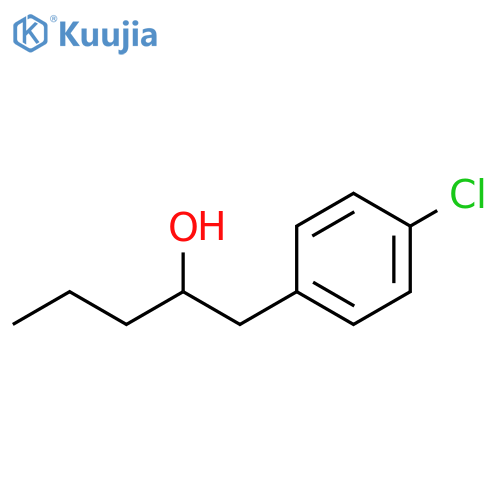 1-(4-CHLOROPHENYL)-2-PENTANOL structure