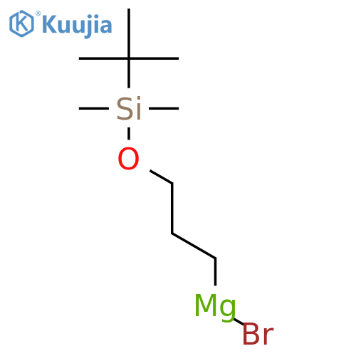 3-(tert-Butyldimethylsiloxy)propylmagnesium bromide, 0.50 M in THF structure