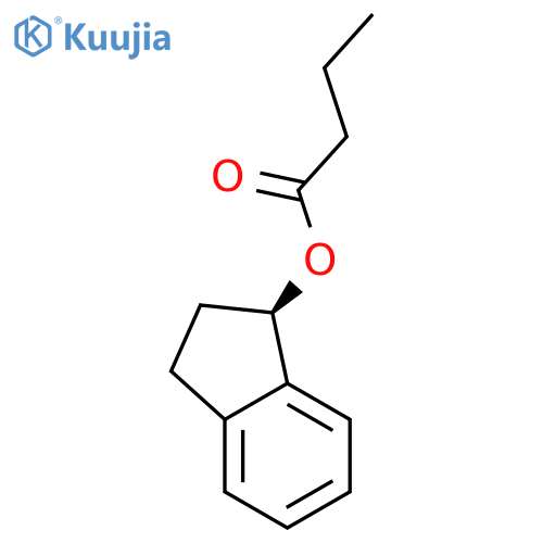 (R)-1-indanyl butyrate structure