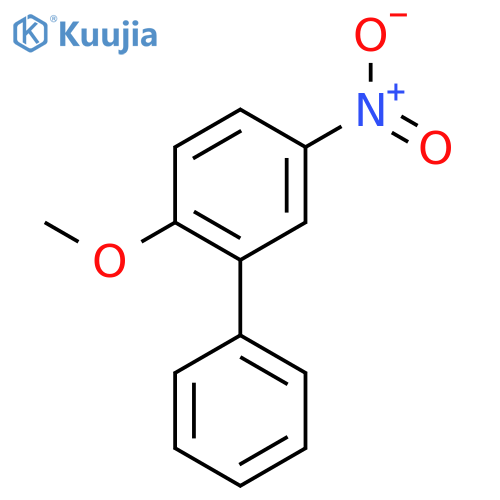 2-Phenyl-4-nitro-anisole structure