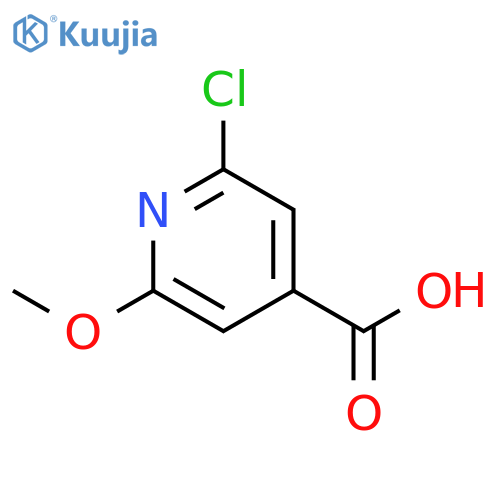 2-Chloro-6-methoxyisonicotinic acid structure