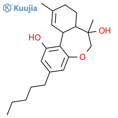 Dibenz[b,d]oxepin-1,7-diol,6,7,7a,8,9,11a-hexahydro-7,10-dimethyl-3-pentyl- structure