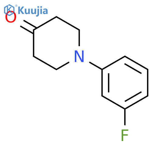 1-(3-Fluorophenyl)piperidin-4-one structure