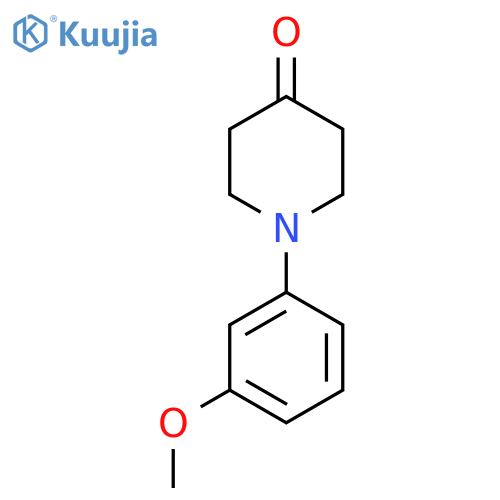 1-(3-Methoxyphenyl)piperidin-4-one structure