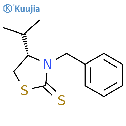 (4S)-3-Benzyl-4-(propan-2-yl)-1,3-thiazolidine-2-thione structure