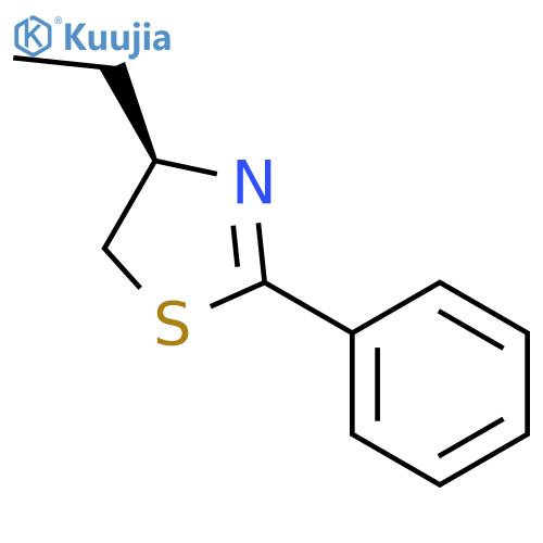 Thiazole, 4-ethyl-4,5-dihydro-2-phenyl-, (R)- structure