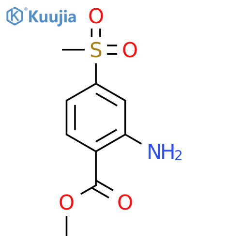 Methyl 2-Amino-4-methanesulfonylbenzoate structure