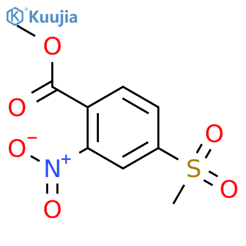 Methyl 4-Methanesulfonyl-2-nitrobenzoate structure