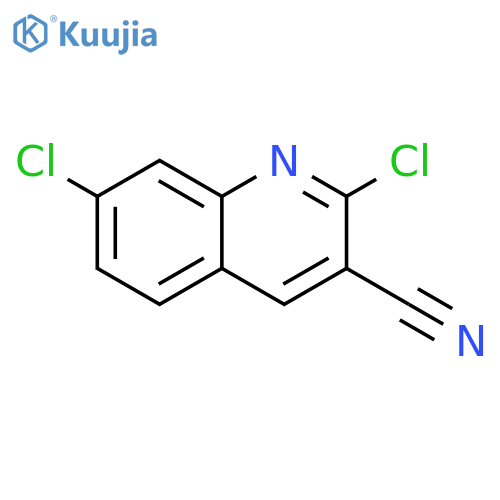 2,7-dichloroquinoline-3-carbonitrile structure