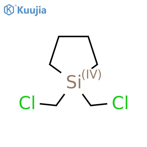 1,1-Bis(chloromethyl)silacyclopentane structure