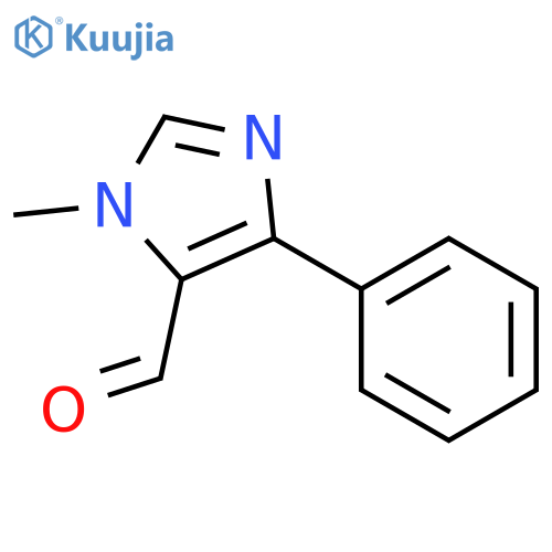 1-Methyl-4-phenyl-1H-imidazole-5-carbaldehyde structure