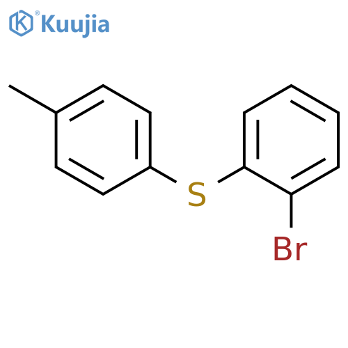 Benzene, 1-bromo-2-[(4-methylphenyl)thio]- structure