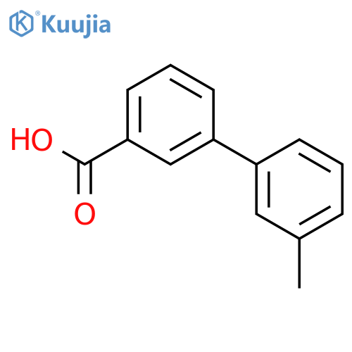 3'-Methylbiphenyl-3-carboxylic acid structure