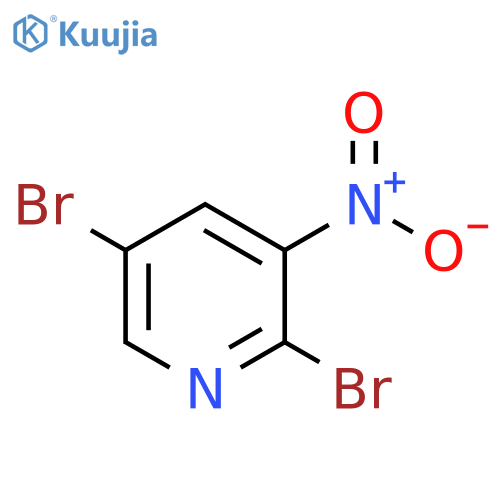 2,5-dibromo-3-nitro-pyridine structure