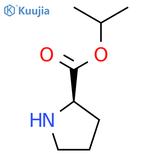 propan-2-yl (2R)-pyrrolidine-2-carboxylate structure