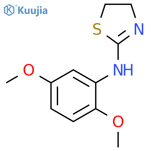 N-(2,5-Dimethoxyphenyl)-4,5-dihydro-1,3-thiazol-2-amine structure
