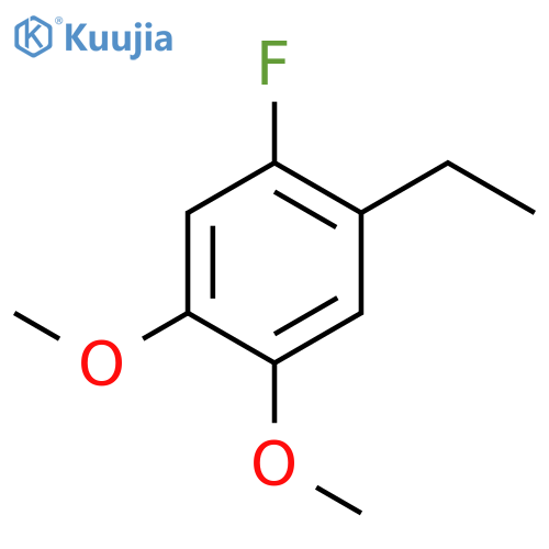 1-ethyl-2-fluoro-4,5-dimethoxybenzene structure