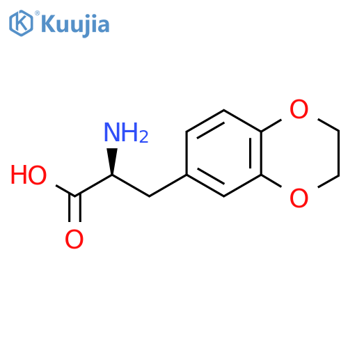 (S)-2-Amino-3-(2,3-dihydrobenzo[b][1,4]dioxin-6-yl)propanoic acid structure