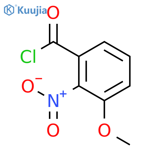 3-Methoxy-2-nitrobenzoyl chloride structure