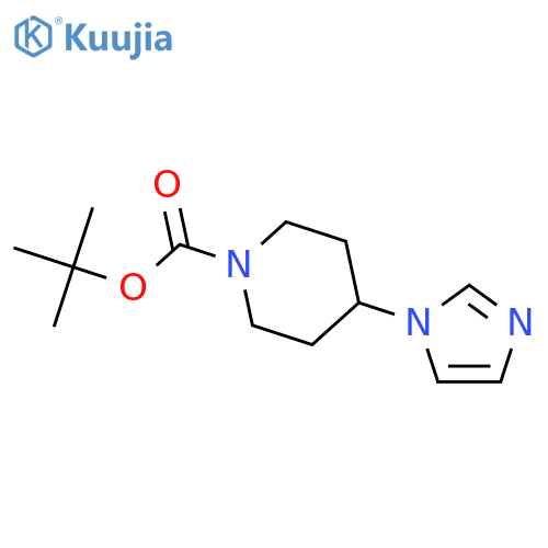 tert-Butyl 4-(1H-Imidazol-1-yl)piperidine-1-carboxylate structure