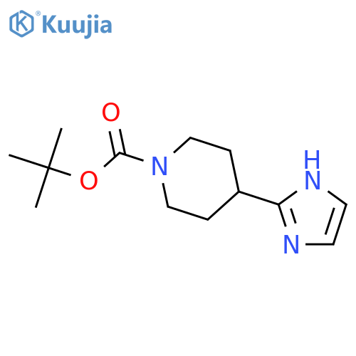 Tert-butyl 4-(1H-Imidazol-2-yl)piperidine-1-carboxylate structure