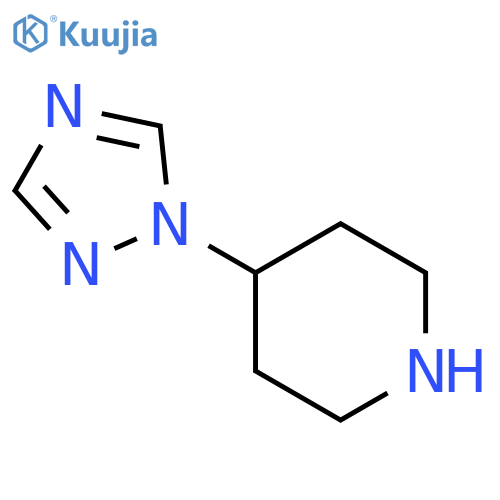 4-(1H-1,2,4-triazol-1-yl)piperidine structure