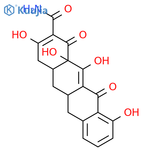 2-Naphthacenecarboxamide,1,4,4a,5,5a,6,11,12a-octahydro-3,10,12,12a-tetrahydroxy-1,11-dioxo-,(4aS,5aR,12aS)- structure