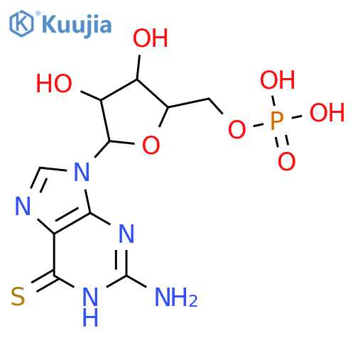 5'-Guanylic acid,6-thio- structure
