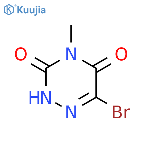 6-bromo-4-methyl-2h-1,2,4-triazine-3,5-dione structure