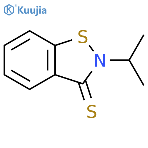 1,2-Benzisothiazole-3(2H)-thione, 2-(1-methylethyl)- structure