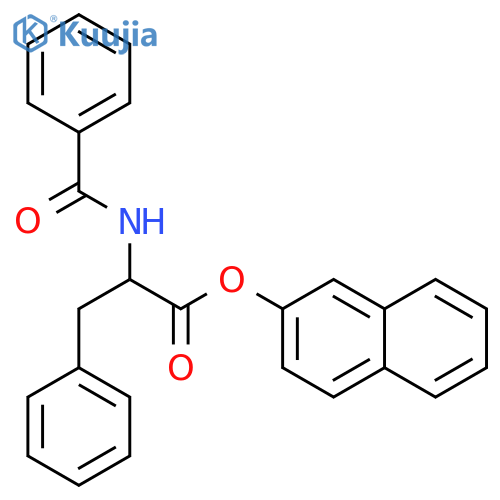 N-Benzoyl-DL-phenylalanine 2-Naphthyl Ester structure