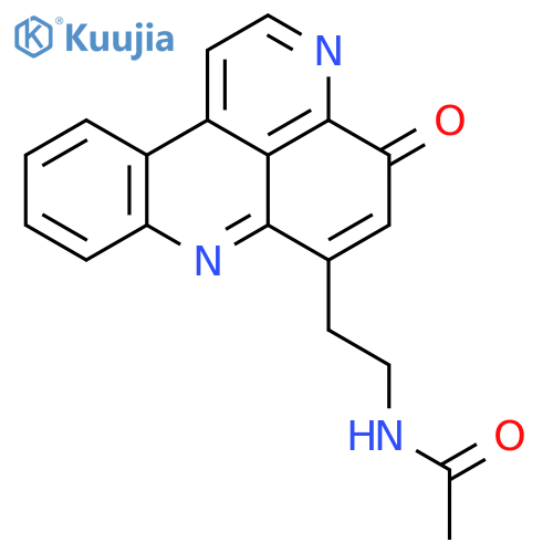 Acetamide,N-[2-(4-oxo-4H-pyrido[2,3,4-kl]acridin-6-yl)ethyl]- structure