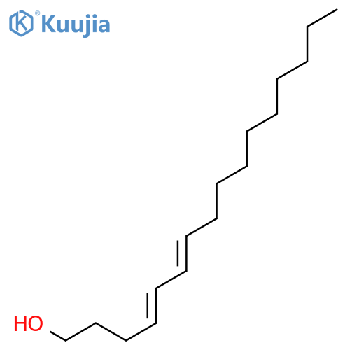4,6-Hexadecadien-1-ol, (4E,6Z)- structure