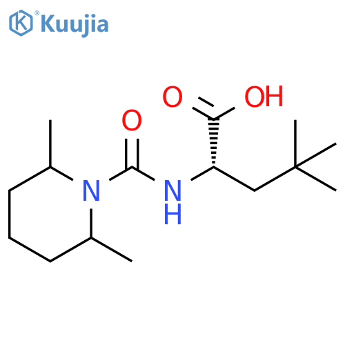 L-Leucine, N-[(2,6-dimethyl-1-piperidinyl)carbonyl]-4-methyl- structure