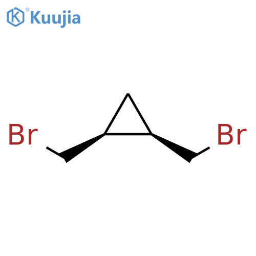 Cyclopropane, 1,2-bis(bromomethyl)-, (1R,2S)-rel- structure