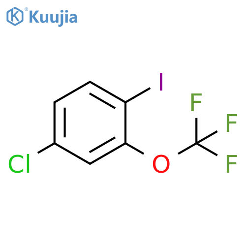 4-Chloro-1-iodo-2-(trifluoromethoxy)benzene structure