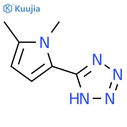 5-(1,5-Dimethyl-1H-pyrrol-2-yl)-1H-tetrazole structure